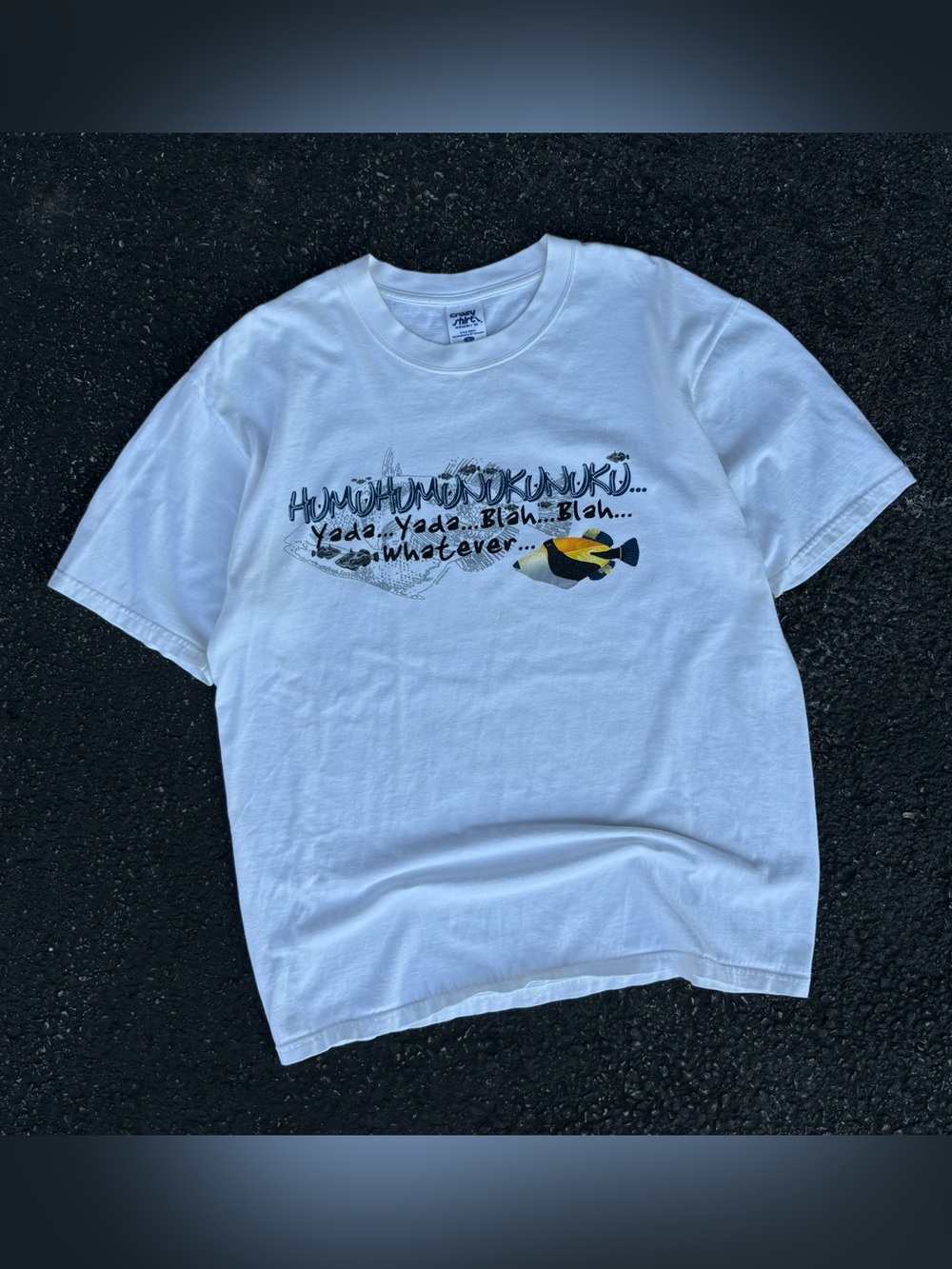Vintage Crazy Shirts Hawaii T Shirt Large Humuhumunukunukuapuaa Reef Triggerfish